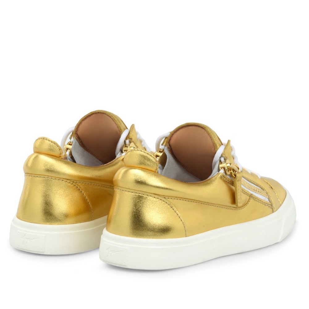 GIUSEPPE ZANOTTI Golden Sneakers - NEW - Picture 4 of 7